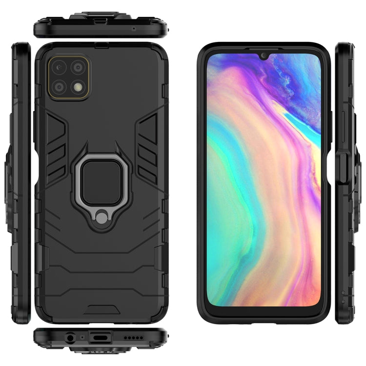 For Huawei Enjoy 20 PC + TPU Anti-fall Protective Case with Magnetic Ring Holder