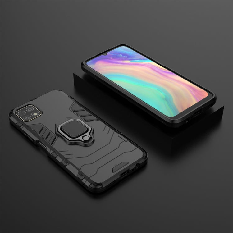 For Huawei Enjoy 20 PC + TPU Anti-fall Protective Case with Magnetic Ring Holder