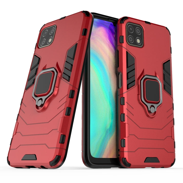 For Huawei Enjoy 20 PC + TPU Anti-fall Protective Case with Magnetic Ring Holder