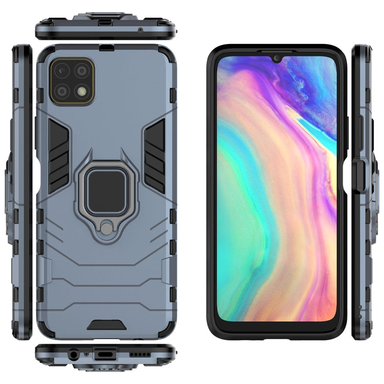 For Huawei Enjoy 20 PC + TPU Anti-fall Protective Case with Magnetic Ring Holder