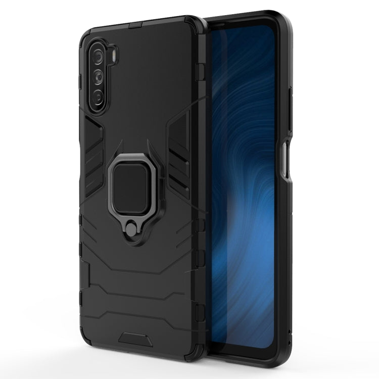 For Huawei Maimang 9 PC + TPU Anti-fall Protective Case with Magnetic Ring Holder