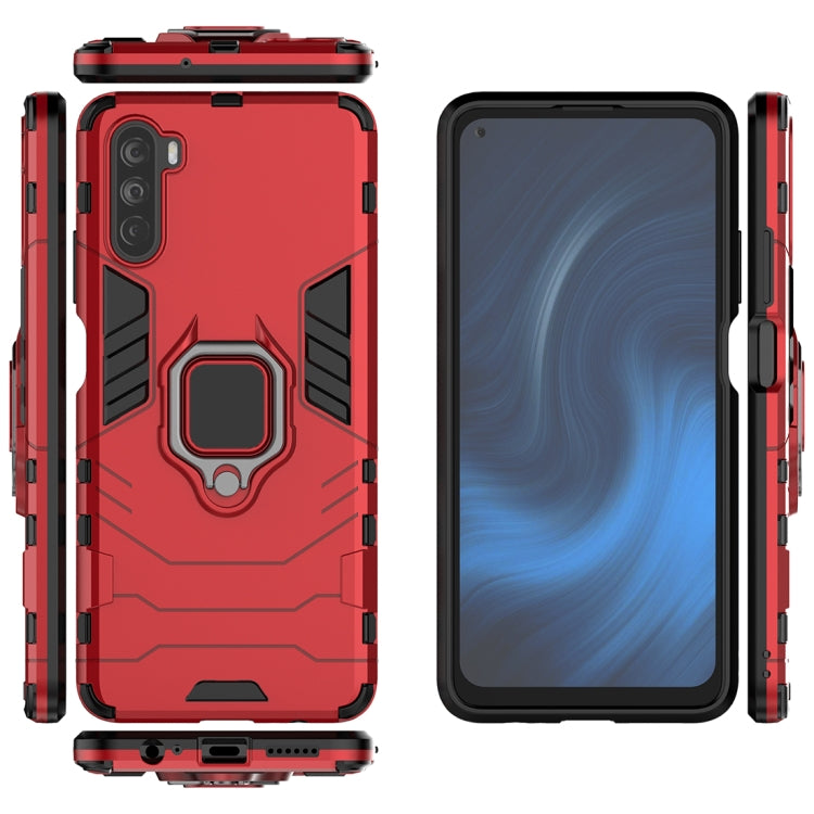 For Huawei Maimang 9 PC + TPU Anti-fall Protective Case with Magnetic Ring Holder