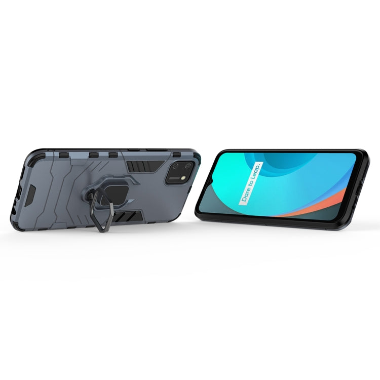 For OPPO Realme C11 PC + TPU Anti-fall Protective Case with Magnetic Ring Holder