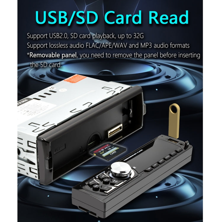 1781E Universal Car Radio Receiver MP3 Player, Support FM with Remote Control