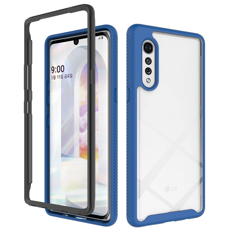 For LG Velvet Starry Sky Solid Color Series Shockproof PC + TPU Protective Case