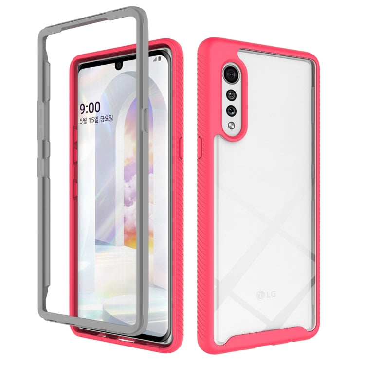 For LG Velvet Starry Sky Solid Color Series Shockproof PC + TPU Protective Case