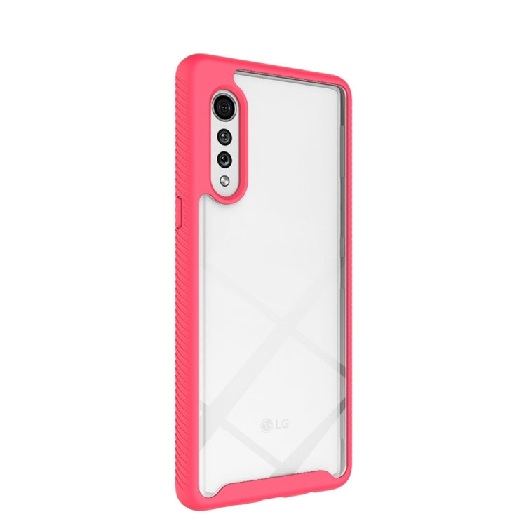 For LG Velvet Starry Sky Solid Color Series Shockproof PC + TPU Protective Case