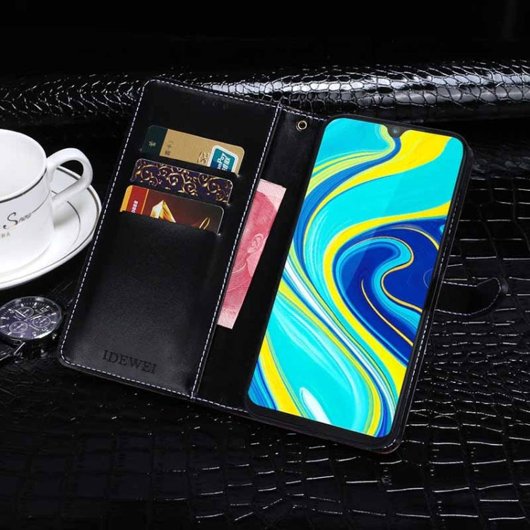 For Cubot P40 idewei Crocodile Texture Horizontal Flip Leather Case with Holder & Card Slots & Wallet