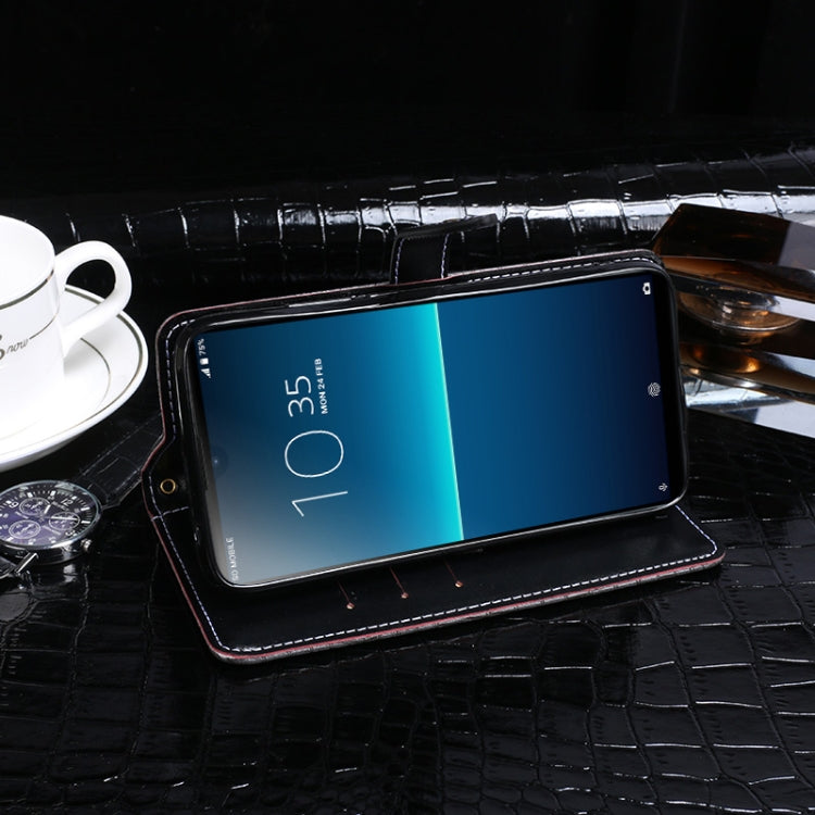 For Sony Xperia L4 idewei Crocodile Texture Horizontal Flip Leather Case with Holder & Card Slots & Wallet