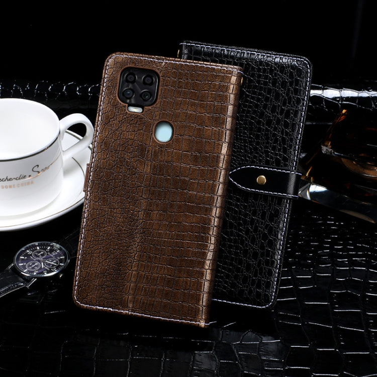 For ZTE Blade V 2020 idewei Crocodile Texture Horizontal Flip Leather Case with Holder & Card Slots & Wallet