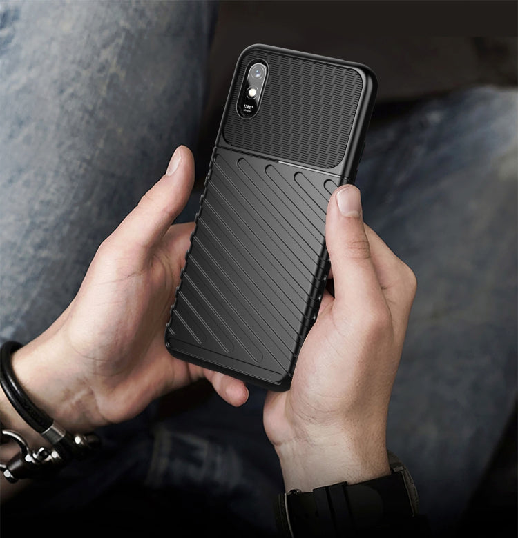 For Xiaomi Redmi 9A Thunderbolt Shockproof TPU Soft Case