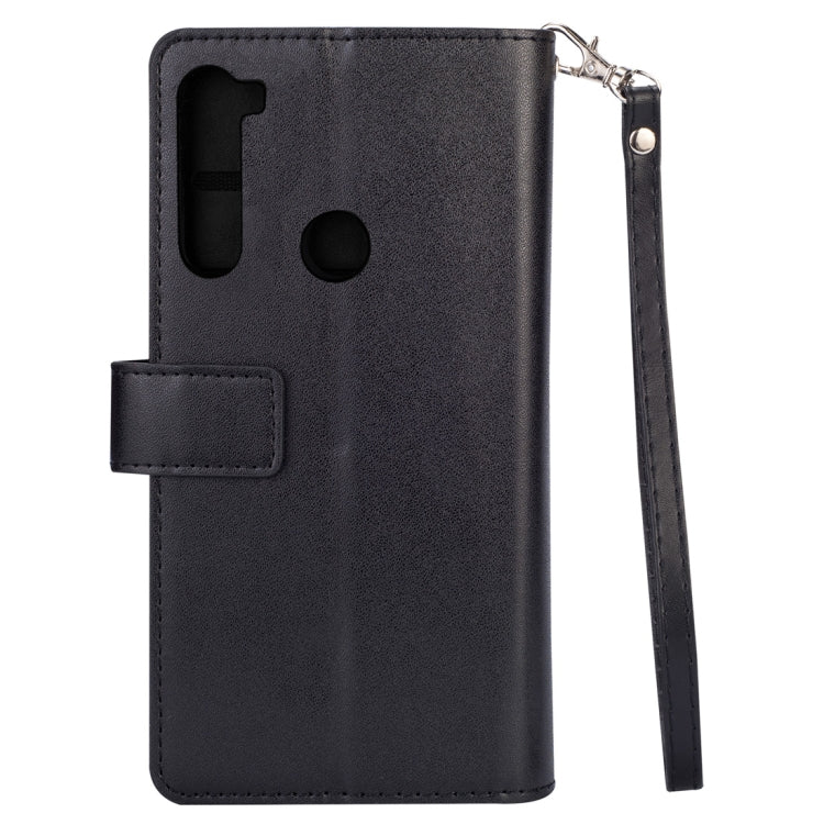 For Xiaomi Redmi Note 8 Multifunctional Zipper Horizontal Flip Leather Case with Holder & Wallet & 9 Card Slots & Lanyard