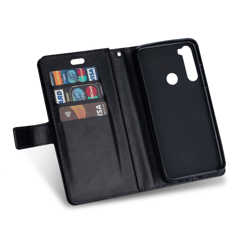 For Xiaomi Redmi Note 8 Multifunctional Zipper Horizontal Flip Leather Case with Holder & Wallet & 9 Card Slots & Lanyard