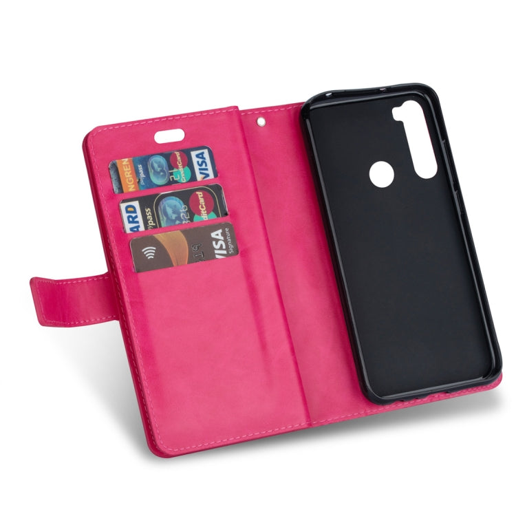 For Xiaomi Redmi Note 8 Multifunctional Zipper Horizontal Flip Leather Case with Holder & Wallet & 9 Card Slots & Lanyard