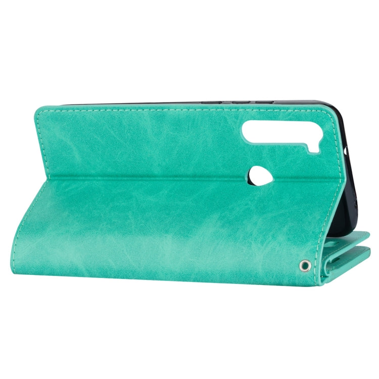 For Xiaomi Redmi Note 8 Multifunctional Zipper Horizontal Flip Leather Case with Holder & Wallet & 9 Card Slots & Lanyard