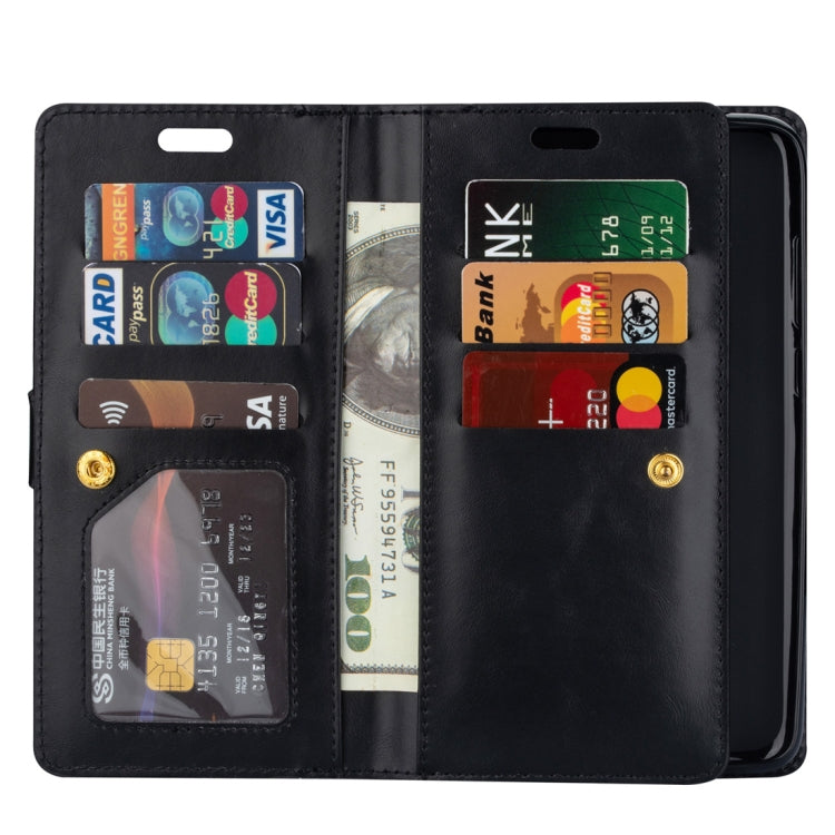 For Xiaomi Redmi Note 8 Pro Multifunctional Zipper Horizontal Flip Leather Case with Holder & Wallet & 9 Card Slots & Lanyard