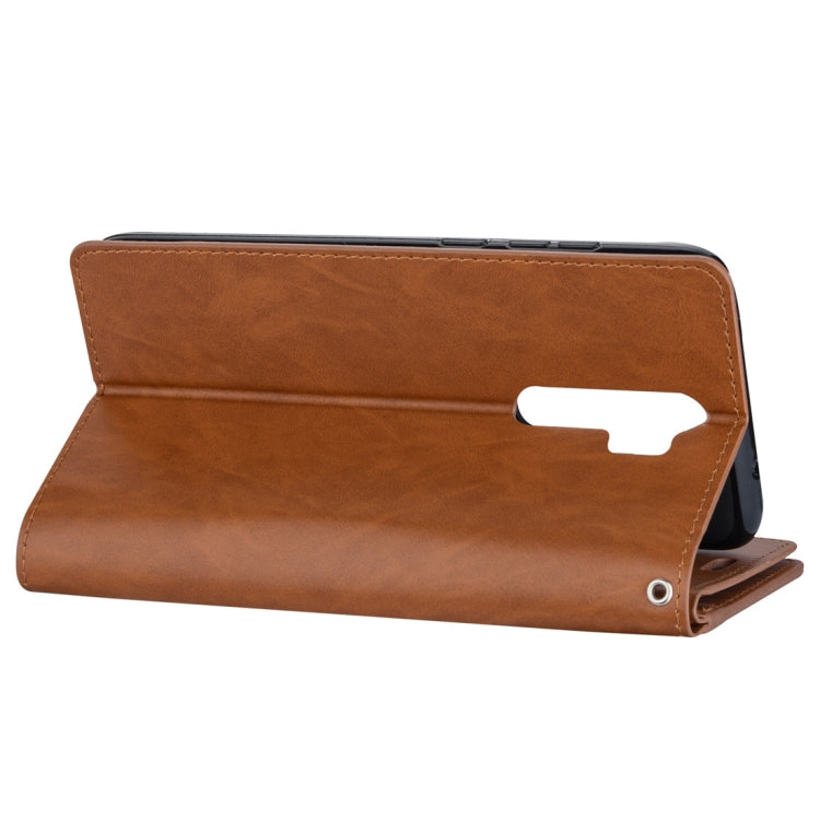 For Xiaomi Redmi Note 8 Pro Multifunctional Zipper Horizontal Flip Leather Case with Holder & Wallet & 9 Card Slots & Lanyard