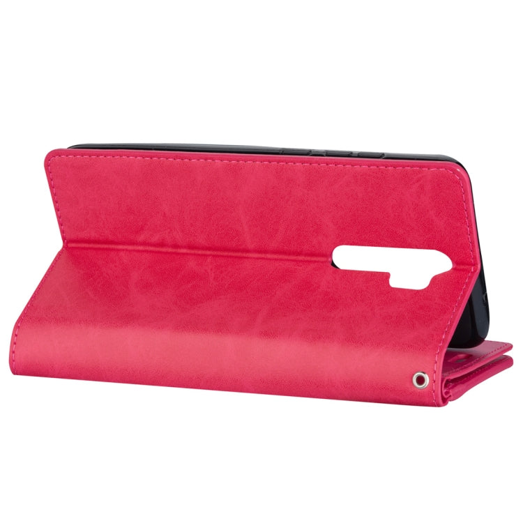 For Xiaomi Redmi Note 8 Pro Multifunctional Zipper Horizontal Flip Leather Case with Holder & Wallet & 9 Card Slots & Lanyard