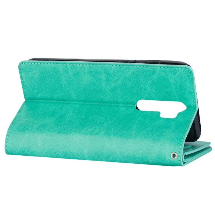 For Xiaomi Redmi Note 8 Pro Multifunctional Zipper Horizontal Flip Leather Case with Holder & Wallet & 9 Card Slots & Lanyard