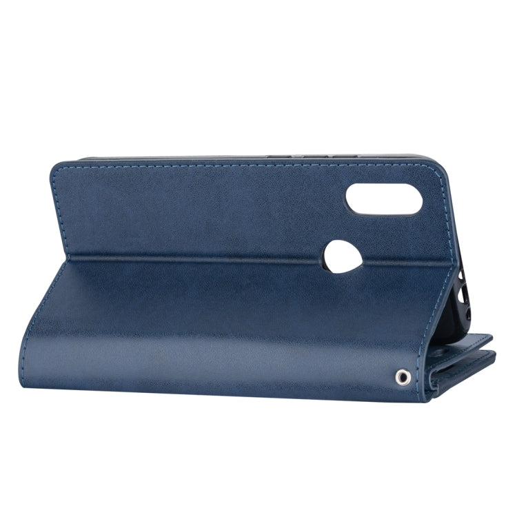 For Xiaomi Redmi 7 / Redmi Go Multifunctional Zipper Horizontal Flip Leather Case with Holder & Wallet & 9 Card Slots & Lanyard