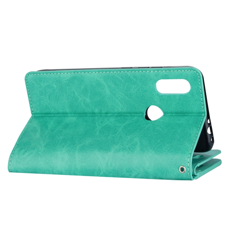 For Xiaomi Redmi 7 / Redmi Go Multifunctional Zipper Horizontal Flip Leather Case with Holder & Wallet & 9 Card Slots & Lanyard