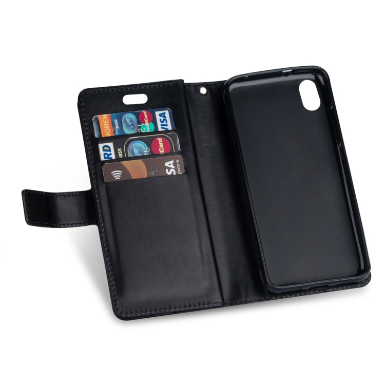 For Xiaomi Redmi 7A Multifunctional Zipper Horizontal Flip Leather Case with Holder & Wallet & 9 Card Slots & Lanyard