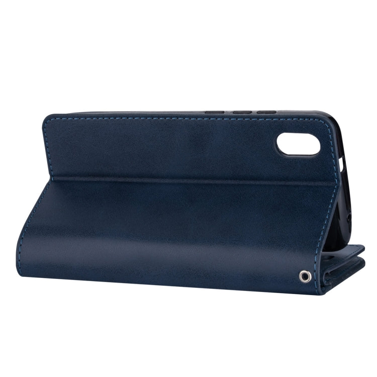 For Xiaomi Redmi 7A Multifunctional Zipper Horizontal Flip Leather Case with Holder & Wallet & 9 Card Slots & Lanyard