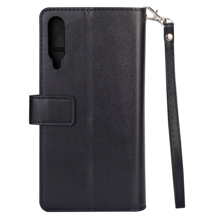 For Xiaomi Mi 9 / Mi 9 Explorer Multifunctional Zipper Horizontal Flip Leather Case with Holder & Wallet & 9 Card Slots & Lanyard