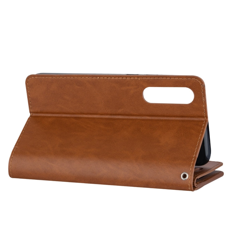 For Xiaomi Mi 9 SE Multifunctional Zipper Horizontal Flip Leather Case with Holder & Wallet & 9 Card Slots & Lanyard