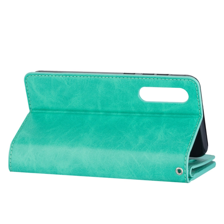 For Xiaomi Mi 9 SE Multifunctional Zipper Horizontal Flip Leather Case with Holder & Wallet & 9 Card Slots & Lanyard