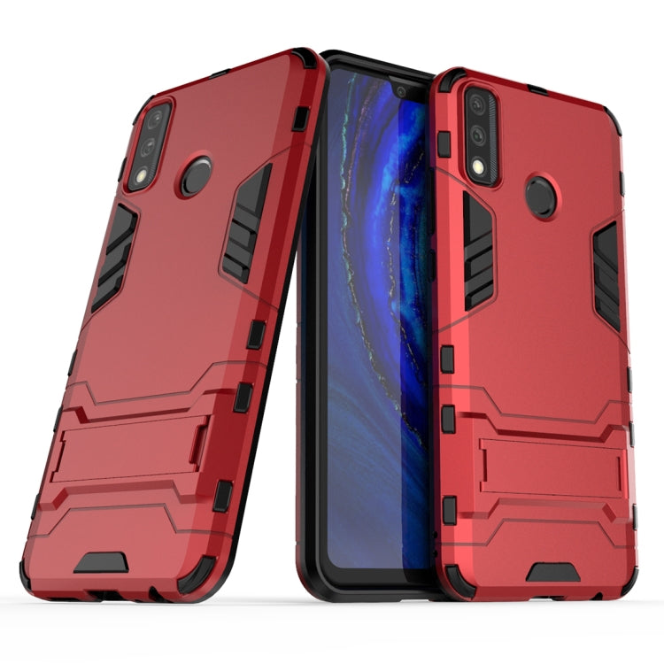 For Huawei Y8s PC + TPU Shockproof Protective Case with Invisible Holder