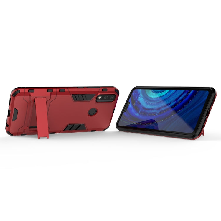 For Huawei Y8s PC + TPU Shockproof Protective Case with Invisible Holder