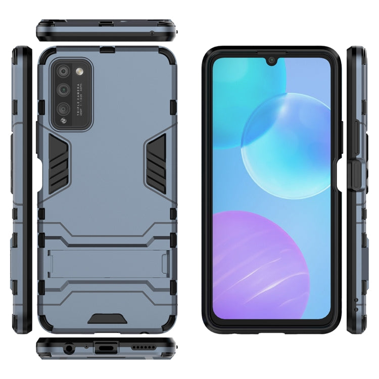 For Huawei Honor 30 Lite PC + TPU Shockproof Protective Case with Invisible Holder