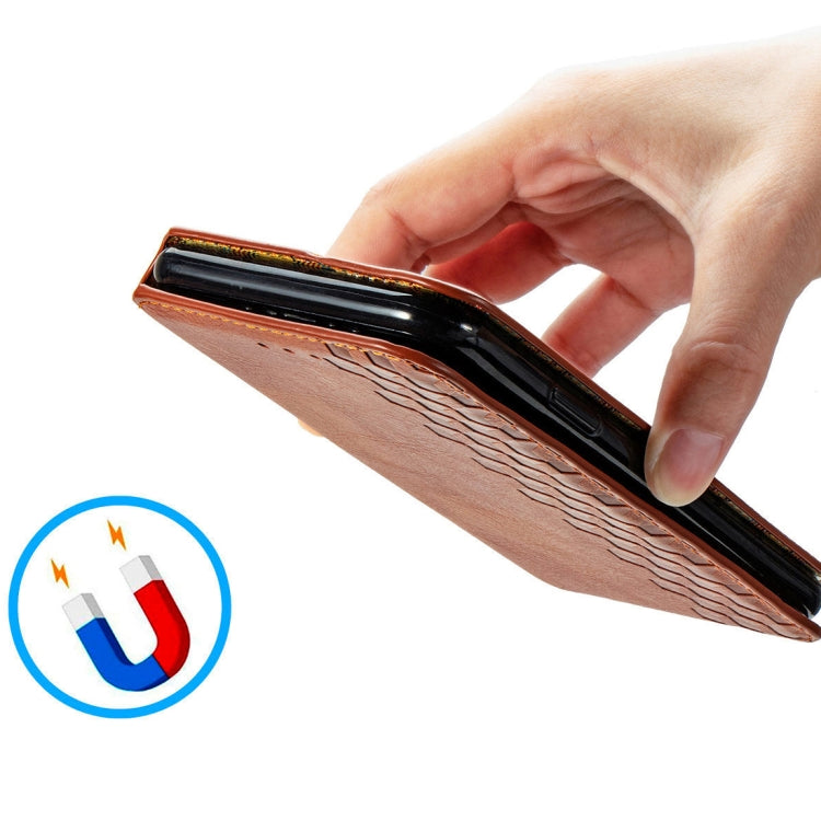 For OPPO Reno 3A Cubic Grid Pressed Horizontal Flip Magnetic PU Leather Case with Holder & Card Slots & Wallet