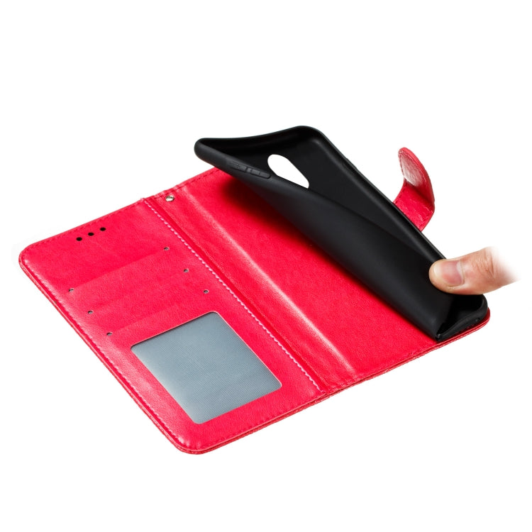 For Nokia C1 Lace Flower Horizontal Flip Leather Case with Holder & Card Slots & Wallet & Photo Frame