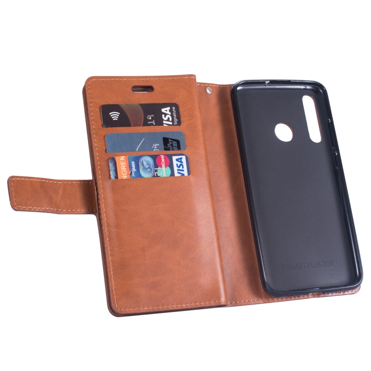 For Huawei P smart 2019 / P Smart+ / Enjoy 9s Multifunctional Zipper Horizontal Flip Leather Case with Holder & Wallet & 9 Card Slots & Lanyard