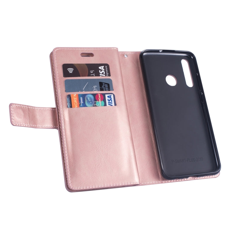For Huawei P smart 2019 / P Smart+ / Enjoy 9s Multifunctional Zipper Horizontal Flip Leather Case with Holder & Wallet & 9 Card Slots & Lanyard