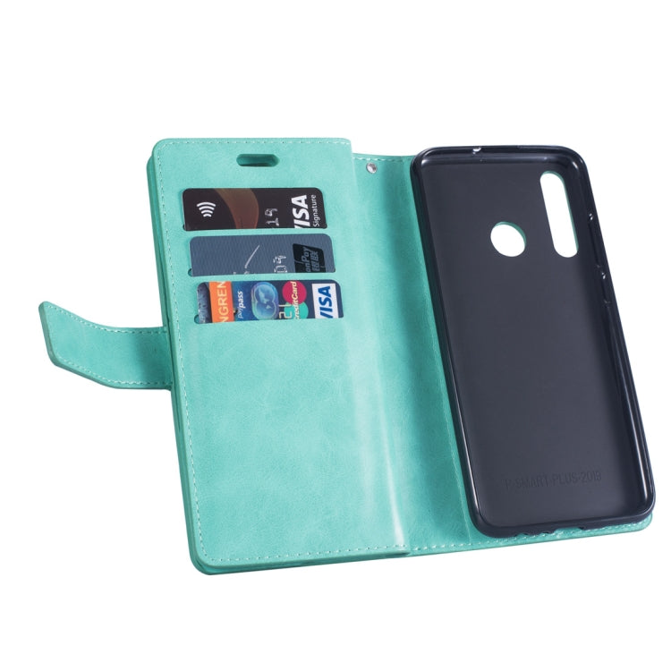 For Huawei P smart 2019 / P Smart+ / Enjoy 9s Multifunctional Zipper Horizontal Flip Leather Case with Holder & Wallet & 9 Card Slots & Lanyard