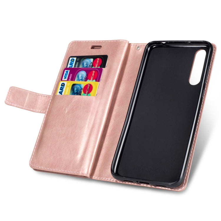 For Huawei P20 Pro Multifunctional Zipper Horizontal Flip Leather Case with Holder & Wallet & 9 Card Slots & Lanyard