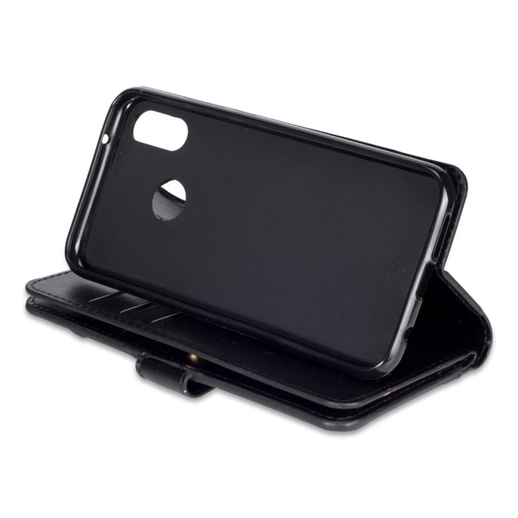 For Huawei P20 lite / Nova 3e Multifunctional Zipper Horizontal Flip Leather Case with Holder & Wallet & 9 Card Slots & Lanyard