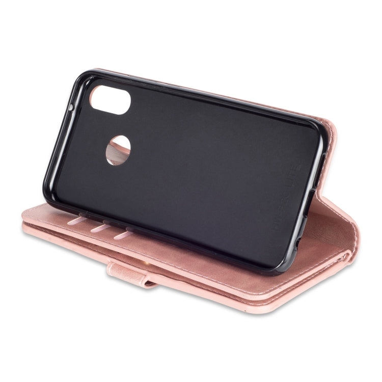 For Huawei P20 lite / Nova 3e Multifunctional Zipper Horizontal Flip Leather Case with Holder & Wallet & 9 Card Slots & Lanyard