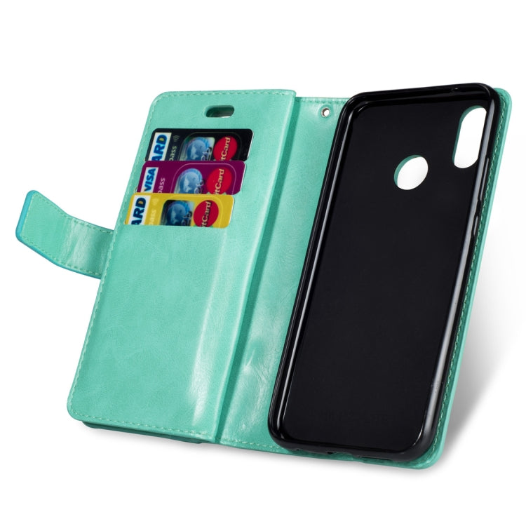 For Huawei P20 lite / Nova 3e Multifunctional Zipper Horizontal Flip Leather Case with Holder & Wallet & 9 Card Slots & Lanyard