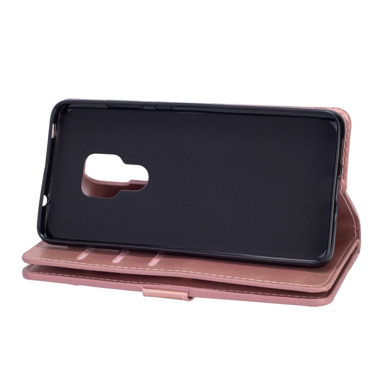 For Huawei Mate 20 Multifunctional Zipper Horizontal Flip Leather Case with Holder & Wallet & 9 Card Slots & Lanyard