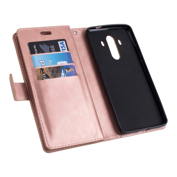 For Huawei Mate 10 Pro Multifunctional Zipper Horizontal Flip Leather Case with Holder & Wallet & 9 Card Slots & Lanyard