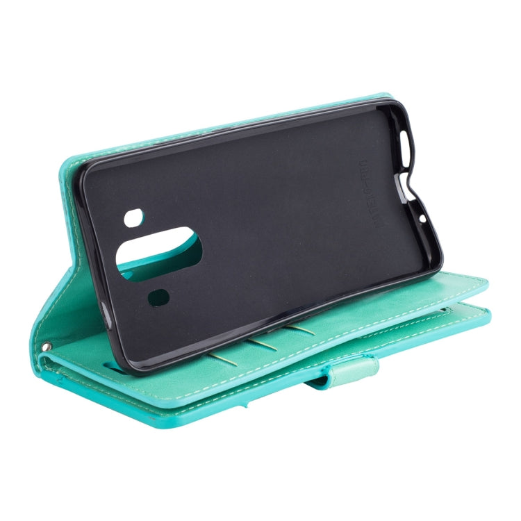 For Huawei Mate 10 Pro Multifunctional Zipper Horizontal Flip Leather Case with Holder & Wallet & 9 Card Slots & Lanyard