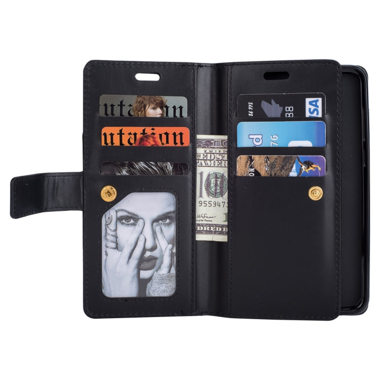 For Huawei Mate 10 Lite / Maimang 6 Multifunctional Zipper Horizontal Flip Leather Case with Holder & Wallet & 9 Card Slots & Lanyard