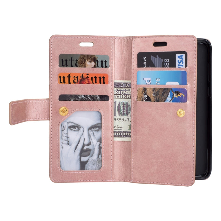 For Huawei Mate 10 Lite / Maimang 6 Multifunctional Zipper Horizontal Flip Leather Case with Holder & Wallet & 9 Card Slots & Lanyard