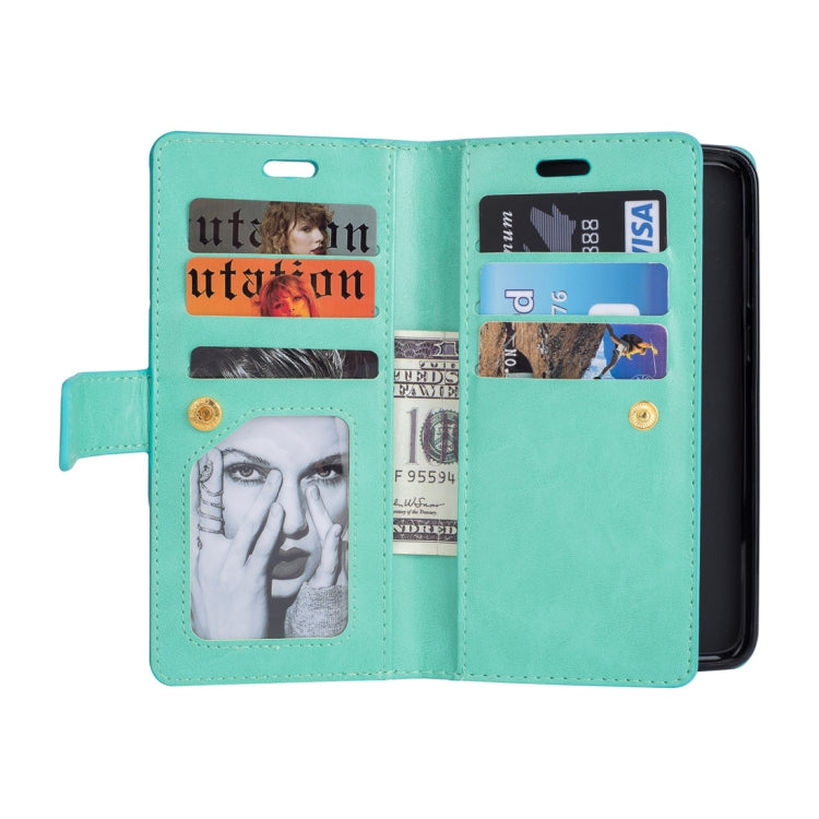 For Huawei Mate 10 Lite / Maimang 6 Multifunctional Zipper Horizontal Flip Leather Case with Holder & Wallet & 9 Card Slots & Lanyard