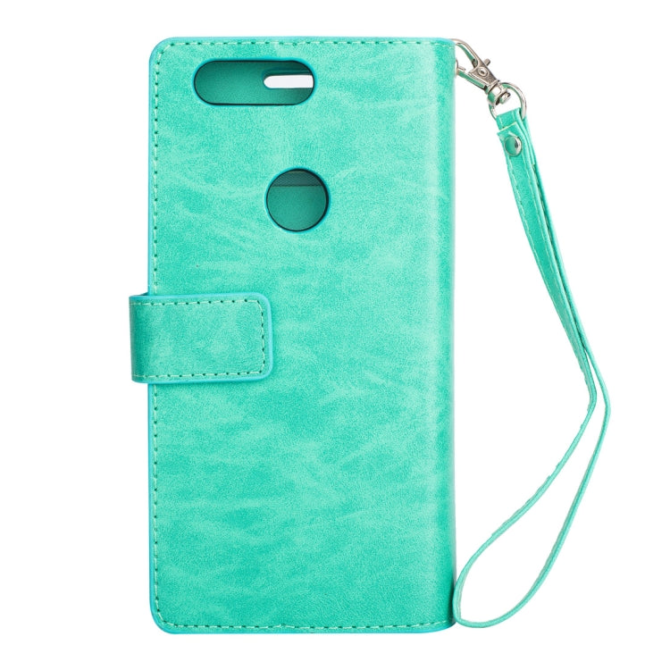 For OnePlus 5T Multifunctional Zipper Horizontal Flip Leather Case with Holder & Wallet & 9 Card Slots & Lanyard