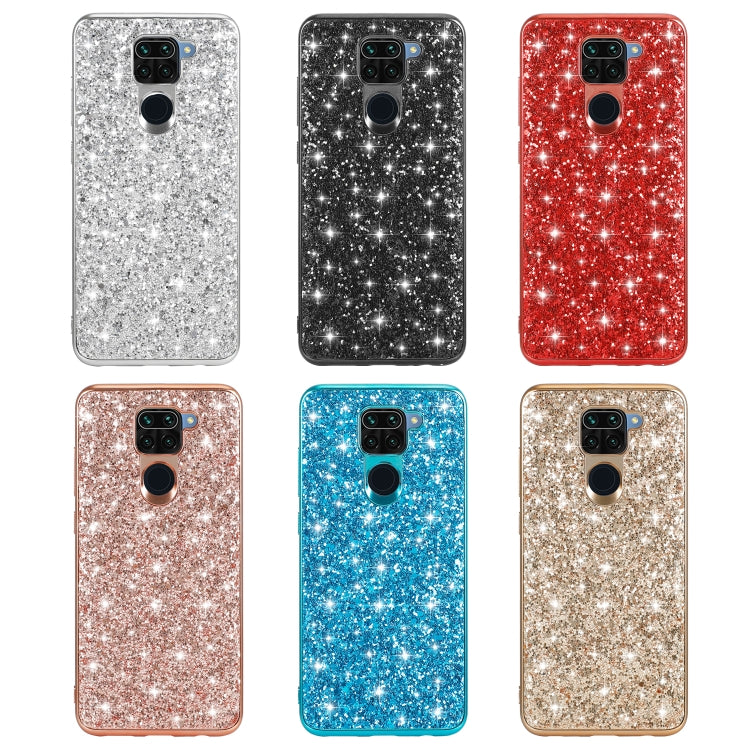 For Xiaomi Redmi Note 9 / 10X 4G Glitter Powder Shockproof TPU Protective Case